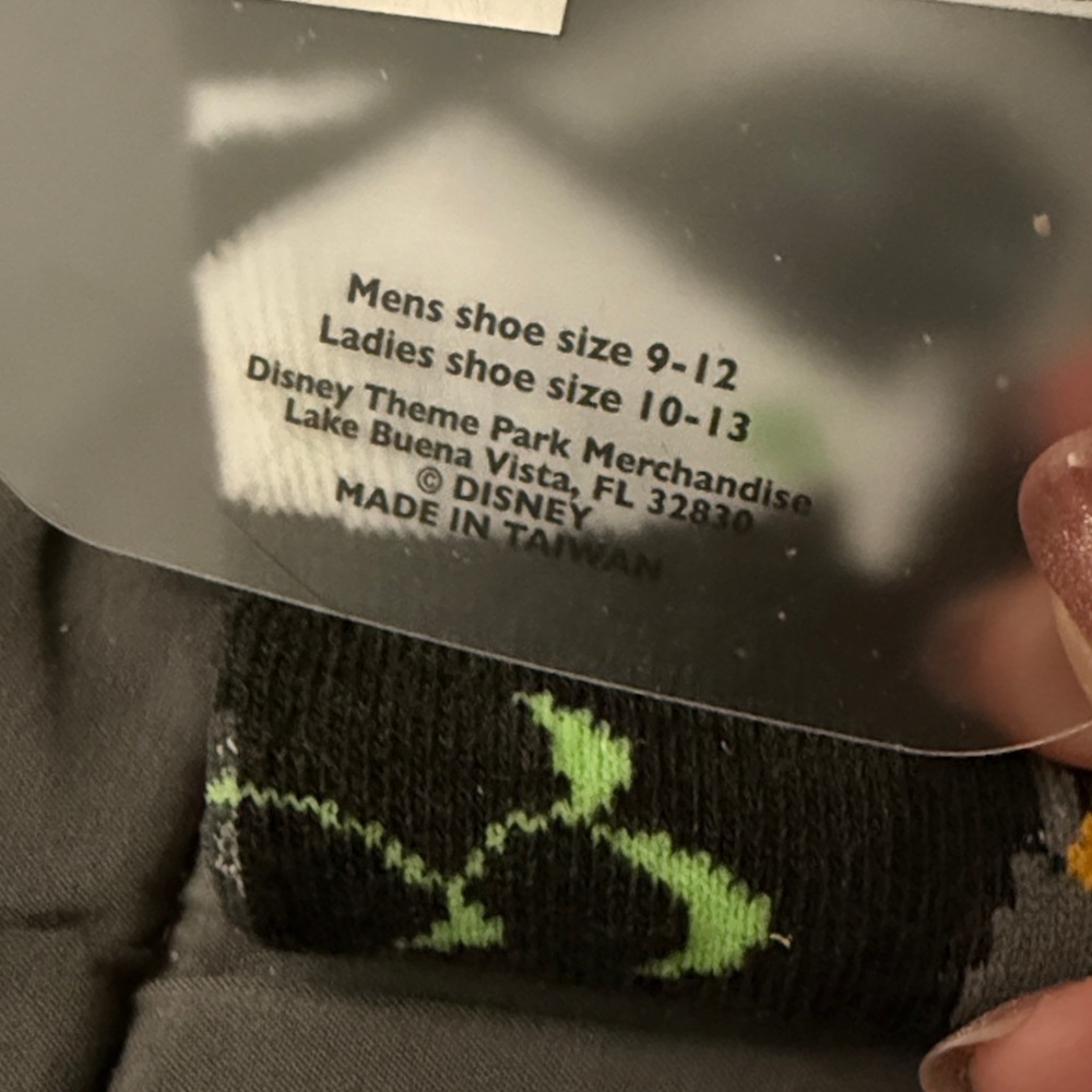 NEW Disney Parks Men”s Wall-E Black Socks - Picture 3 of 5